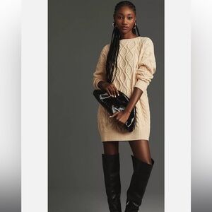 Anthropologie Mare Mare Sleeve Sweater Dress Size XS